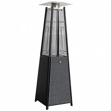 Уличный газовый обогреватель WWT 13I ROTANG Black mini 1.8m