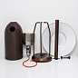 Уличный газовый обогреватель Stalleh Kotte Rattan Brown