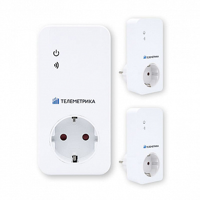 Комплект GSM-розеток Телеметрика Т40 ведущая + 2 Т20 ведомых
