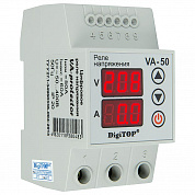Реле напряжения с контролем тока DigiTOP VА-50