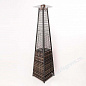 Уличный газовый обогреватель Stalleh Pyramid x4 Rattan Grey