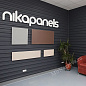 Настенный керамический обогреватель Nikapanels 650 шоколад
