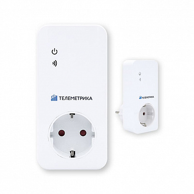 Комплект GSM-розетка Телеметрика Т40 ведущая + 1 Т20 ведомая