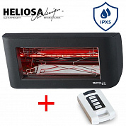 Комплект: Инфракрасный обогреватель Heliosa Hi Design 55FMOB с пультом 206S/1