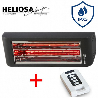 Комплект: Инфракрасный обогреватель Heliosa Hi Design 44FMOB с пультом 206S/1