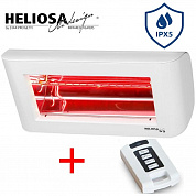 Комплект: Инфракрасный обогреватель Heliosa Hi Design 55BMOB с пультом 206S/1