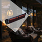 Инфракрасный обогреватель Heliosa Hi Design 99.3 черный (стекло, пульт, bluetooth) 4 кВт
