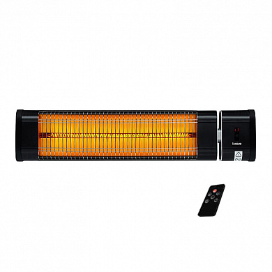 Настенный карбоновый обогреватель Luxeva LXV 2500-HRS black